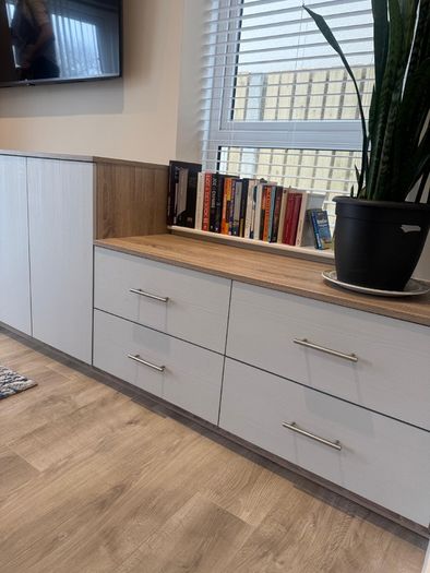 Wardrobes, kitchens, utility rooms, storage units.