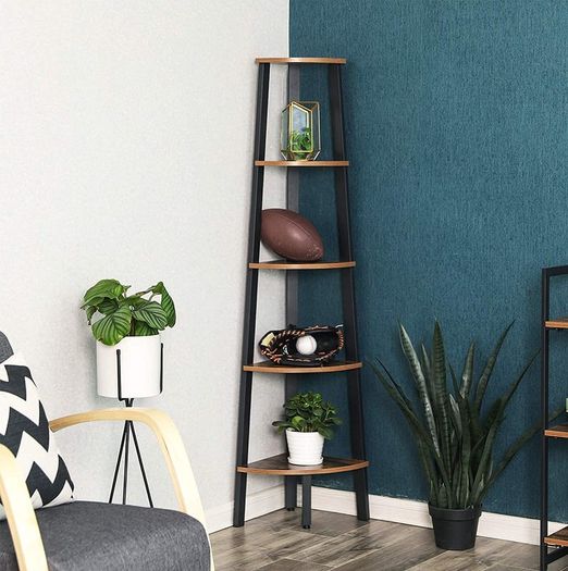 Industrial 5 Tier Corner Shelf - Free Delivery Nationwide