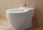 Round Bidet Stand White High-quality Ceramic