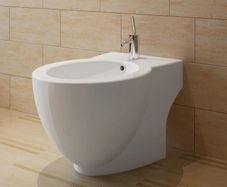 Round Bidet Stand White High-quality Ceramic