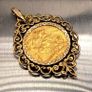 Full sovereign coin mounted in 9ct yellow gold pendant Image 2