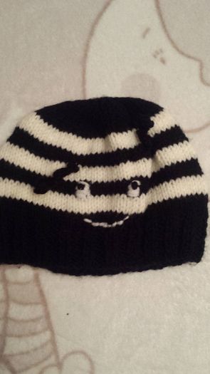 Hand knit  hats 6-12 months