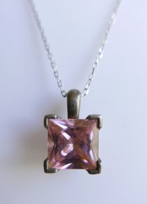 Vintage Paul Kennedy 925 Sterling Silver  Pendant Necklaces length 18" - 4,4g