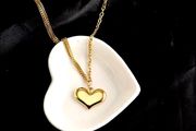 The Affection Heart Necklace  Available for Custom By R'Laith Engraving