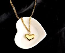 The Affection Heart Necklace  Available for Custom By R'Laith Engraving