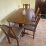 Dining Table with 4 Chairs Image 2