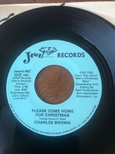 Charles Brown Please Come Home For Christmas Vinyl Single 7 Inch Christmas