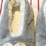 Cute Fluffy Cozy Sloth Slippers Size S! Image 4