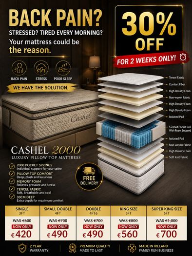30% off dream mattress