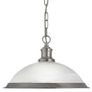 Ceiling Light Pendant with marble Glass Shade Image 2