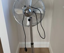 Standing Floor Fan, Metal