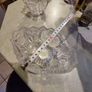 Vintage Bohemian Czech Crystal  Footed Bowl Hand Cut Queen Lace 24% Lead Glass. Image 6