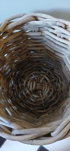 Large Thick Woven Rattan Basket