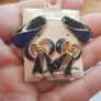 2 pairs 9 ct. gold Australian crystal earrings Image 6