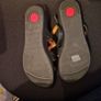 Fitflop black leather ankle strap sandals size 7/40 Image 3