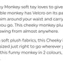 Cheeky Monkey Teddy plush (DC) Image 5