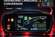 Toyota Aqua Facelift Dashboard Language Conversion 2017-2021