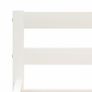 Bed Frame White Solid Pine Wood 140x200 cm Image 4