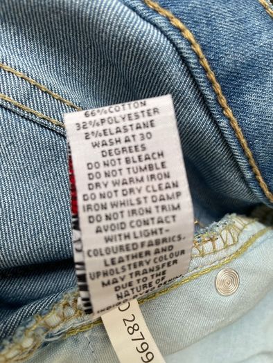 Boohoo jeans 5 pocket skinny stretch size 18 New