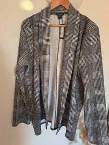 Basic Jersey check relaxed fit Blazer