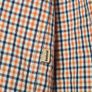 mens BARBOUR check shirt orange white Size XXL Image 9