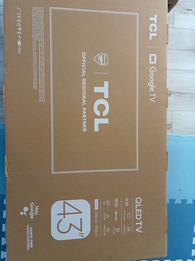 TCL 43 4K QLED Smart TV with Google TV Excellent Condition
