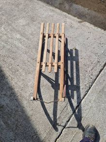 Vintage Wooden Sleigh