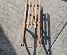 Vintage Wooden Sleigh