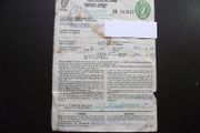 1956 Vintage Irish Driving Licence