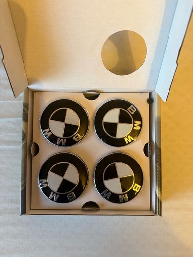BMW Floating Wheel Caps Black Edition 68MM