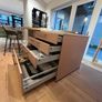Ex Display Kitchen Island in Blush Pink Image 5