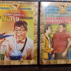 Jerry Lewis DVD Collection Nutty Professor Delicate Delinquent Vintage Slapstick comedy movies