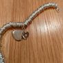 Mamas & Papas Silver Diamond Double Heart Bracelet Image 10