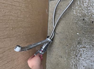 Polished chrome Kitchen Tap