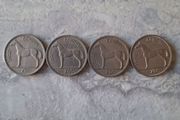 Irish Half Crowns x 4