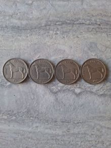 Irish Half Crowns x 4