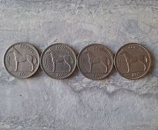 Irish Half Crowns x 4