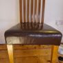 Oak dining table and 6 Chairs Image 3