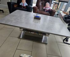 Height-adjustable dinner-coffee Table