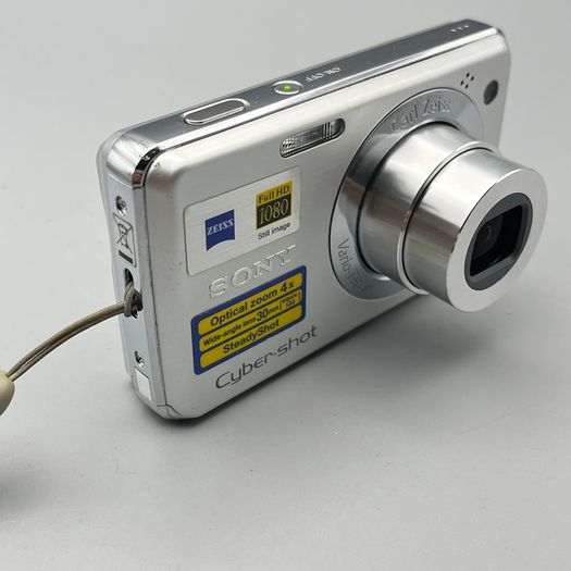Sony DSC-W210 12.1MP Digital Camera Silver - Full Kit