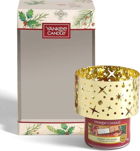 Yankle Candle Jar Candle & Shade Gift Set