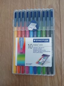 Staedtler Triplus 10 fibre tip pens