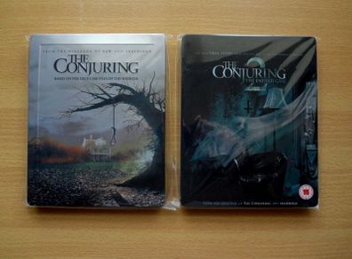 The Conjuring Parts 1 & 2 Blu-ray Steelbooks (Rare and OOP)