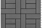 22 pcs Decking Tiles 30x30 cm 2 sqm WPC Grey