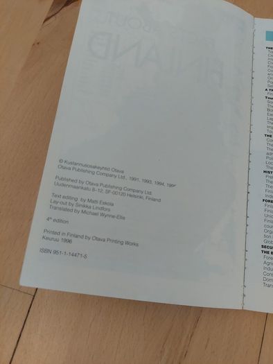 Facts About Finland - 1996