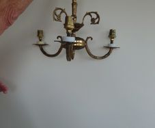 Solid Brass ceiling light