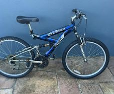 Dual suspension mountain bike