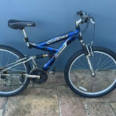 Dual suspension mountain bike