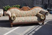 Victorian Carved Oak Settee