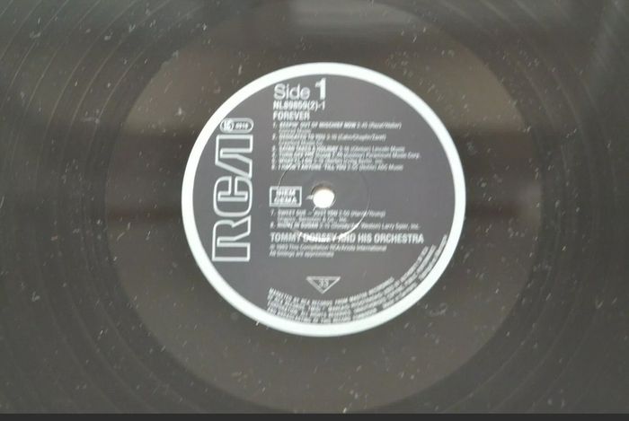 Tom Dorsey & His Orchestra, Forever-32 Great Tracks, & Frank Sinatra, RCA , 1982 Double LP Vinyl